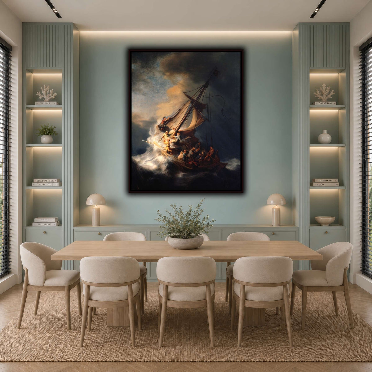 Christ_in_the_Storm_on_the_Lake_of_Galilee_Rembrandt-van-Rijn cool-dining