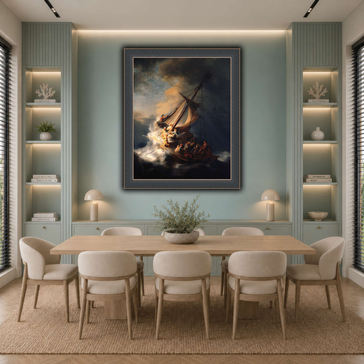 Christ_in_the_Storm_on_the_Lake_of_Galilee_Rembrandt-van-Rijn cool-dining