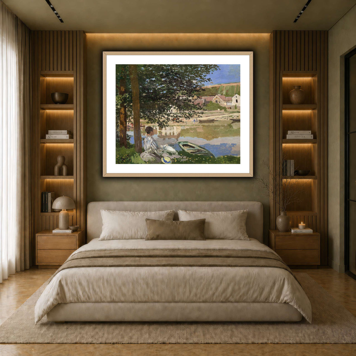Claude_Monet_-_On_the_Bank_of_the_Seine,_Bennecourt earth-bedroom