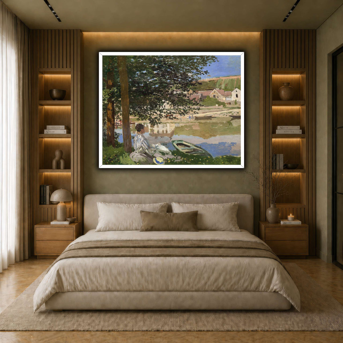 Claude_Monet_-_On_the_Bank_of_the_Seine,_Bennecourt earth-bedroom