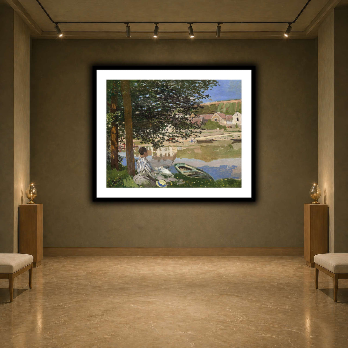 Claude_Monet_-_On_the_Bank_of_the_Seine,_Bennecourt earth-agallery