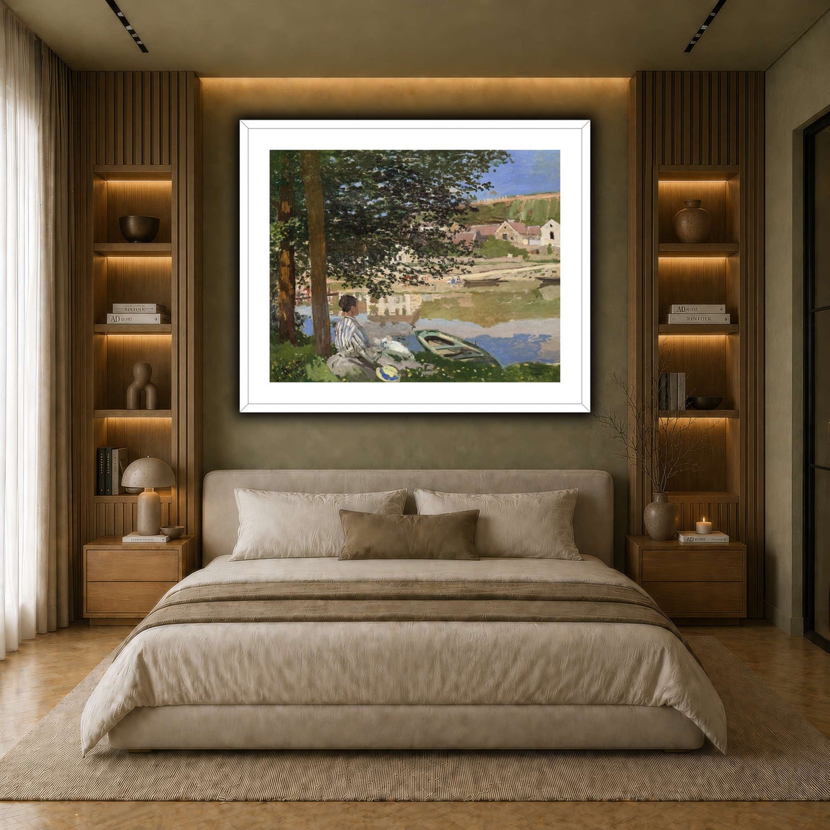 Claude_Monet_-_On_the_Bank_of_the_Seine,_Bennecourt earth-bedroom