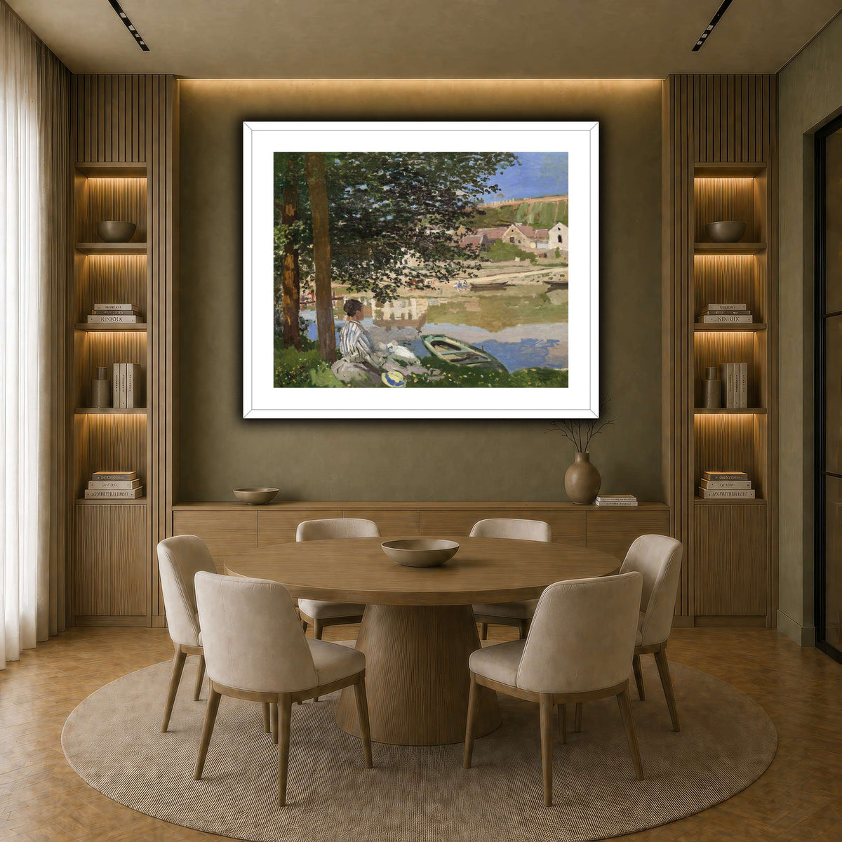 Claude_Monet_-_On_the_Bank_of_the_Seine,_Bennecourt earth-dining room
