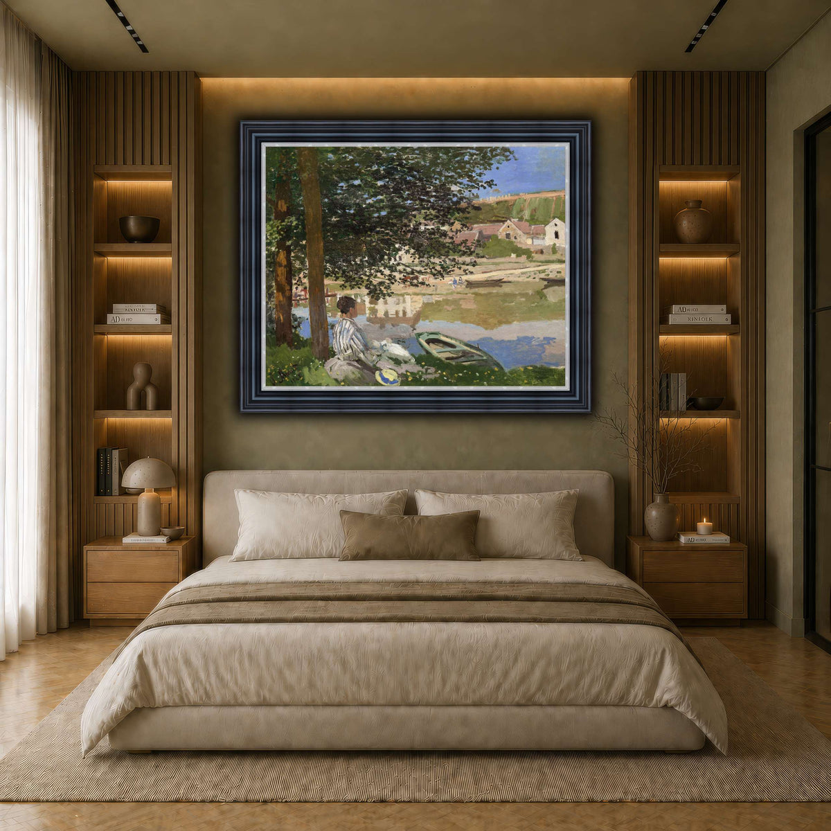 Claude_Monet_-_On_the_Bank_of_the_Seine,_Bennecourt earth-bedroom