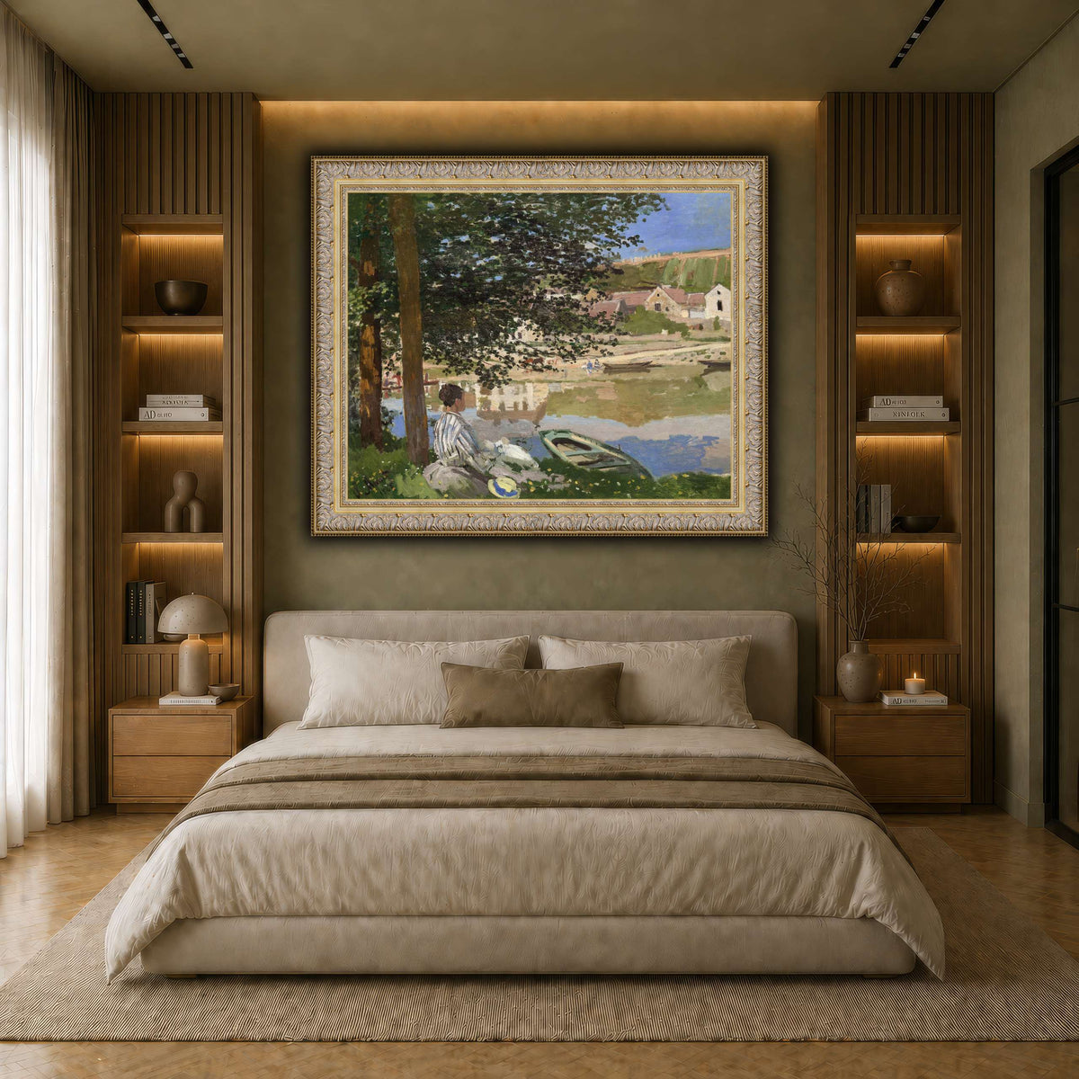 Claude_Monet_-_On_the_Bank_of_the_Seine,_Bennecourt earth-bedroom