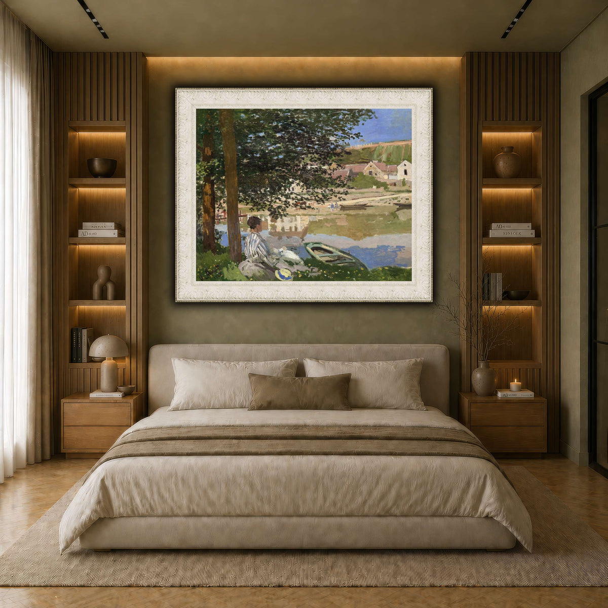 Claude_Monet_-_On_the_Bank_of_the_Seine,_Bennecourt earth-bedroom