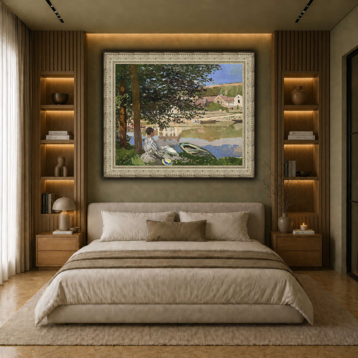 Claude_Monet_-_On_the_Bank_of_the_Seine,_Bennecourt earth-bedroom