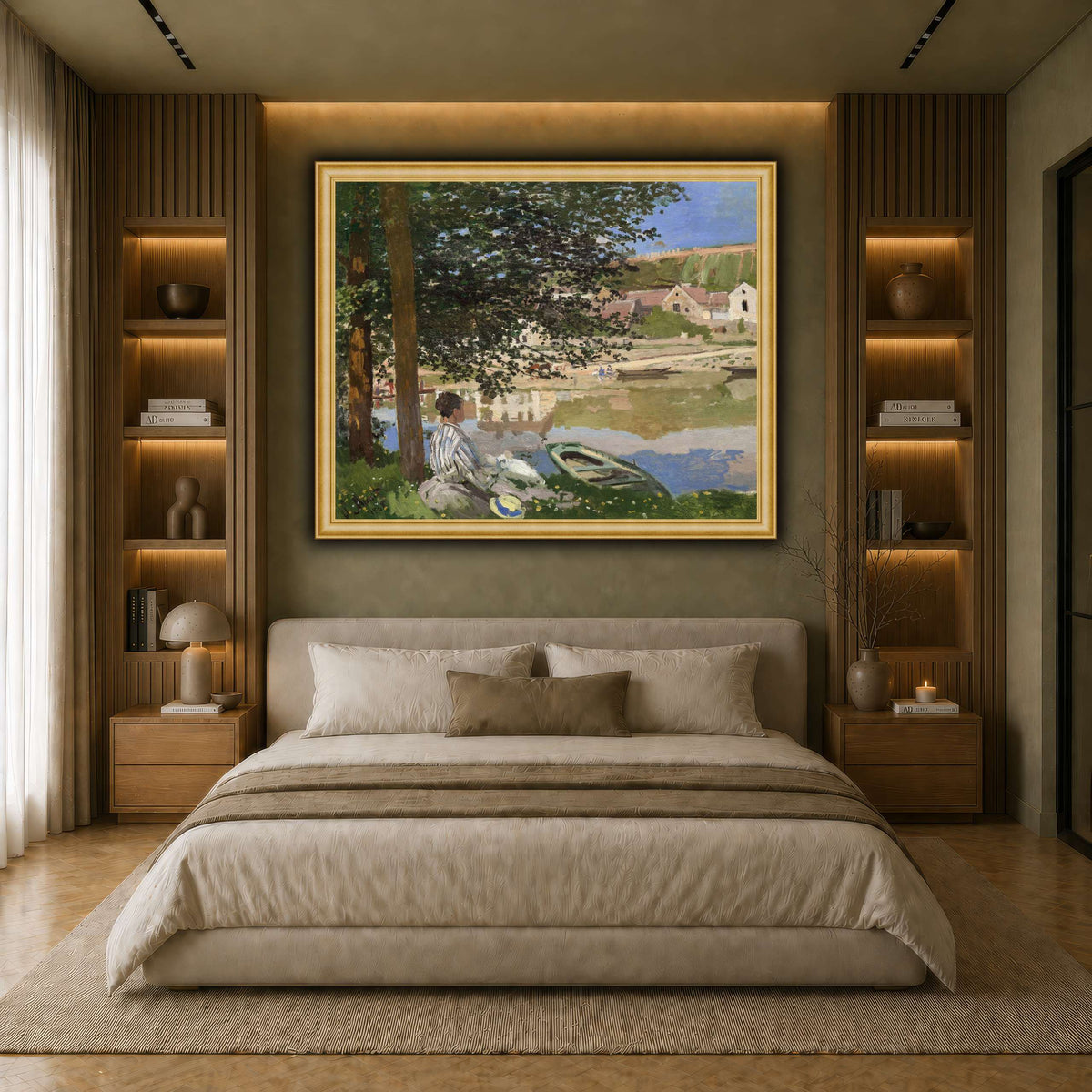 Claude_Monet_-_On_the_Bank_of_the_Seine,_Bennecourt earth-bedroom