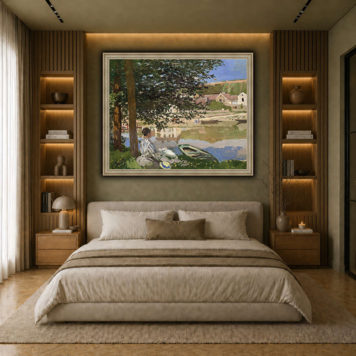 Claude_Monet_-_On_the_Bank_of_the_Seine,_Bennecourt earth-bedroom