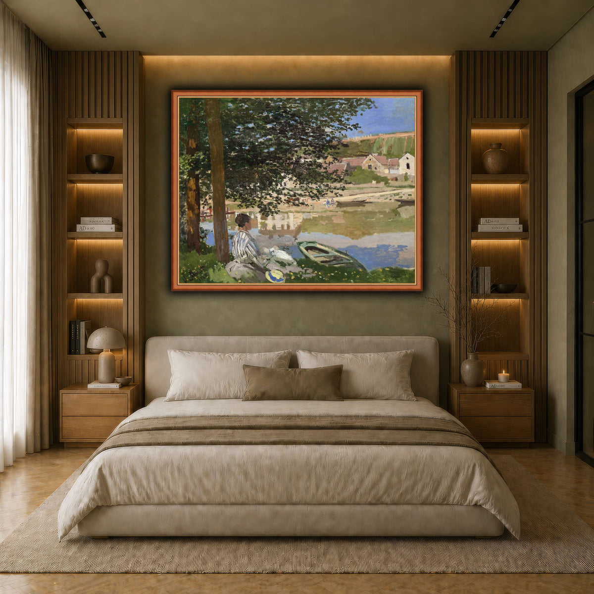 Claude_Monet_-_On_the_Bank_of_the_Seine,_Bennecourt earth-bedroom