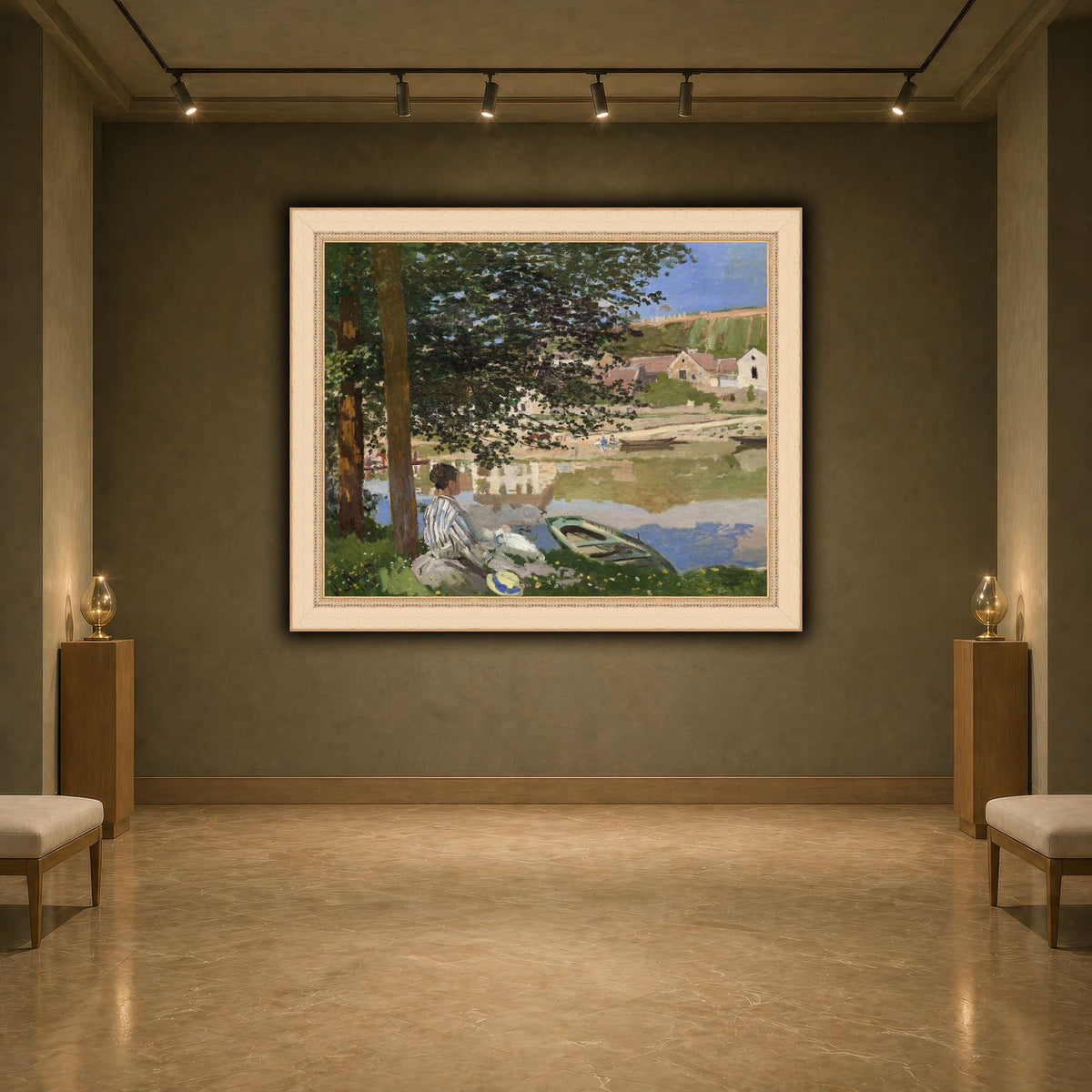 Claude_Monet_-_On_the_Bank_of_the_Seine,_Bennecourt earth-agallery