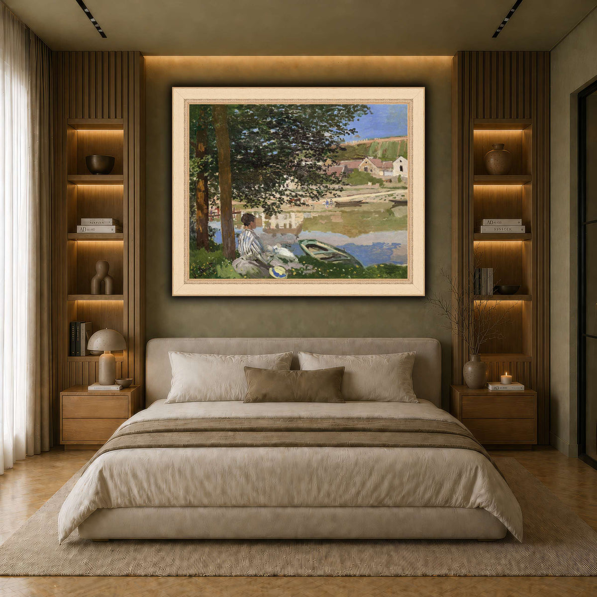 Claude_Monet_-_On_the_Bank_of_the_Seine,_Bennecourt earth-bedroom