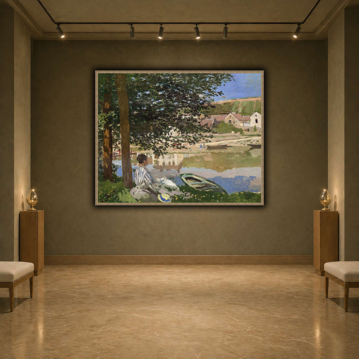 Claude_Monet_-_On_the_Bank_of_the_Seine,_Bennecourt earth-agallery