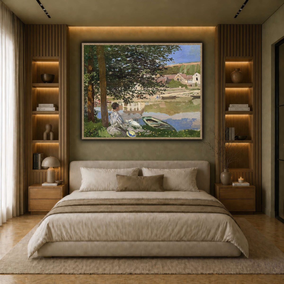 Claude_Monet_-_On_the_Bank_of_the_Seine,_Bennecourt earth-bedroom