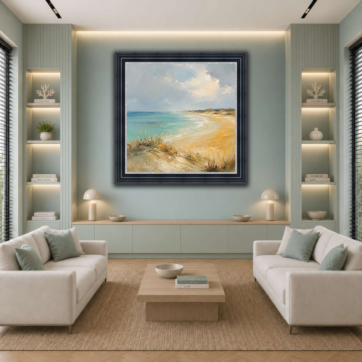 Coastal Calm cool-living room