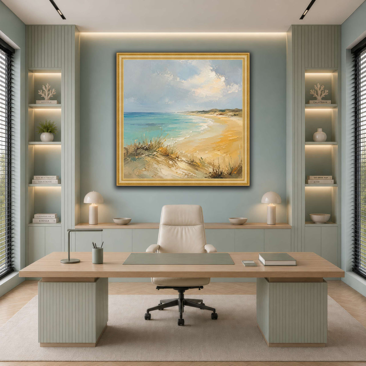 Coastal Calm cool-office