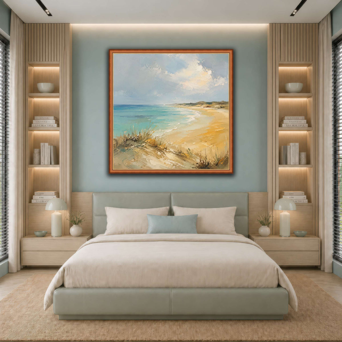 Coastal Calm cool-bedroom