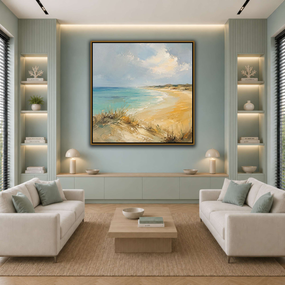 Coastal Calm cool-living room