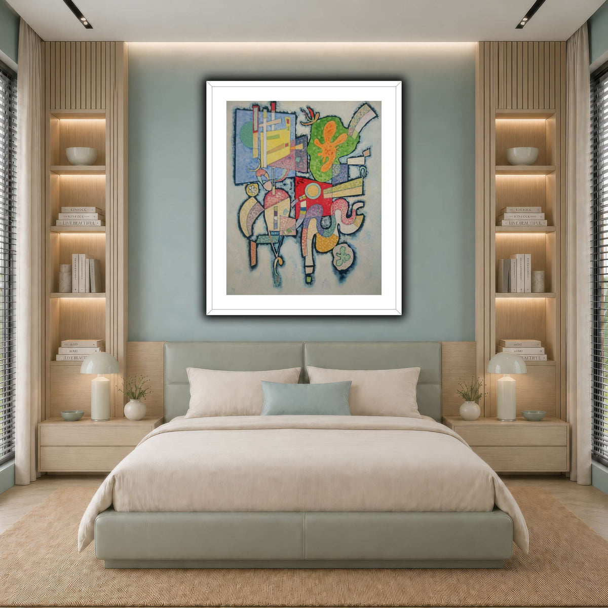Complexite_simple_-_Kandinsky cool-bedroom