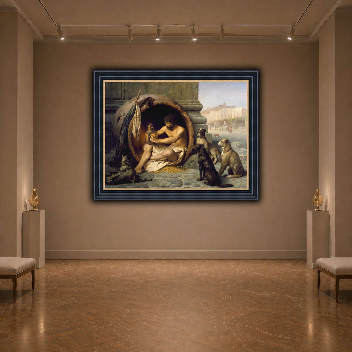 Diogenes_Jean-Léon_Gérôme dark neutral-agallery