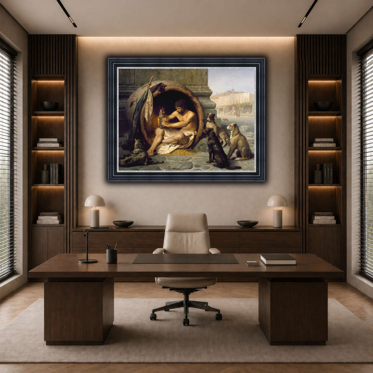 Diogenes_Jean-Léon_Gérôme dark neutral-office