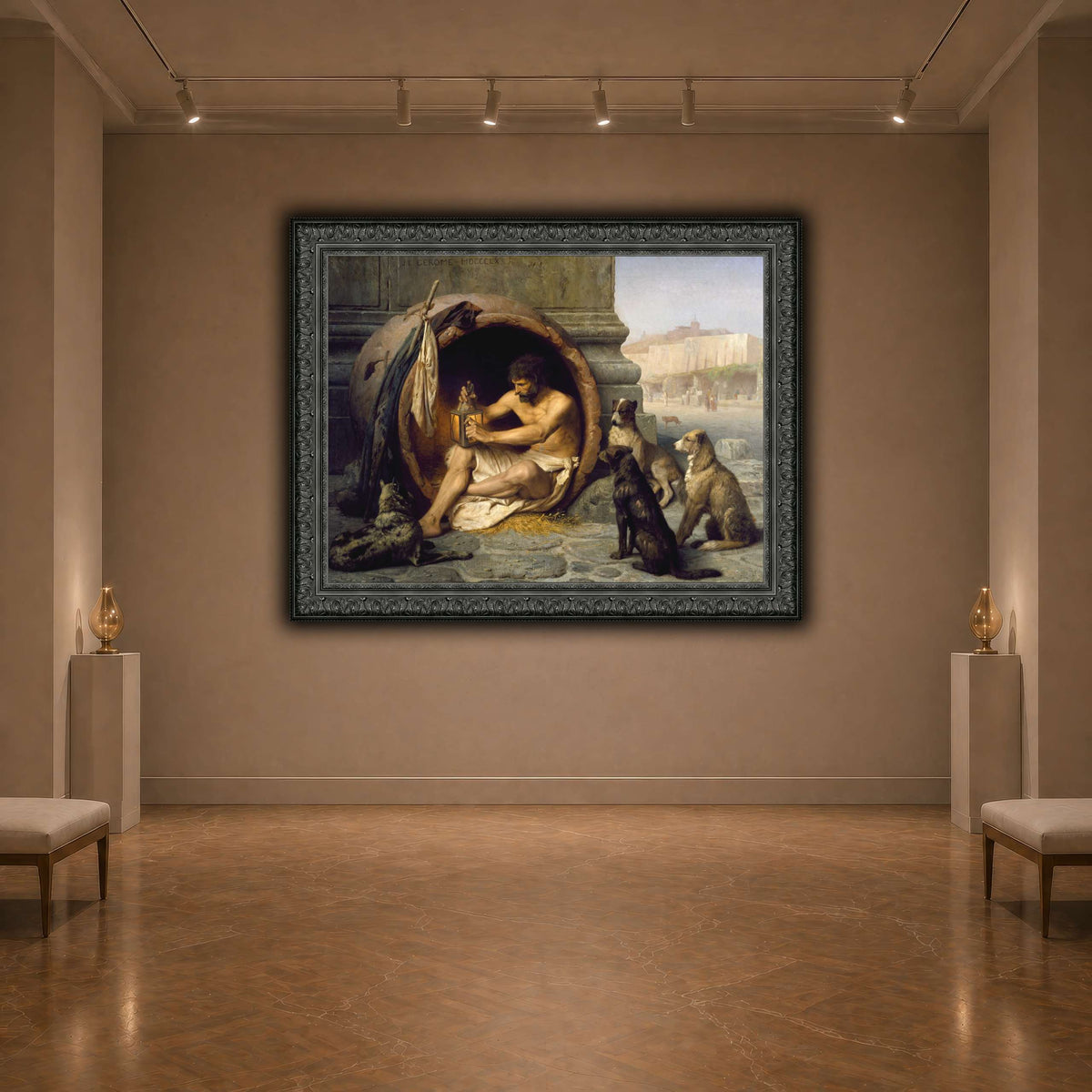 Diogenes_Jean-Léon_Gérôme dark neutral-agallery