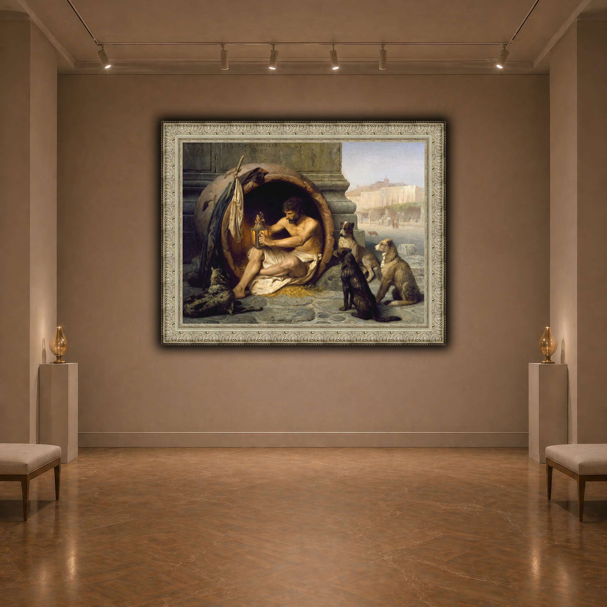 Diogenes_Jean-Léon_Gérôme dark neutral-agallery