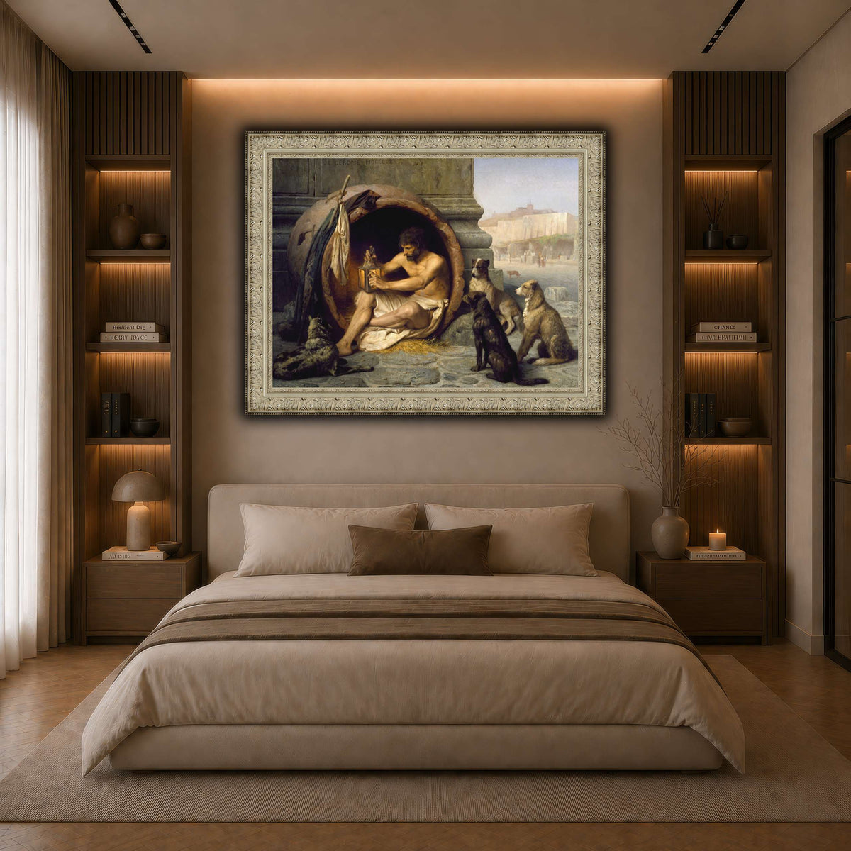 Diogenes_Jean-Léon_Gérôme dark neutral-bedroom
