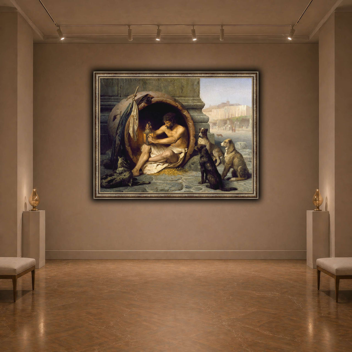 Diogenes_Jean-Léon_Gérôme dark neutral-agallery