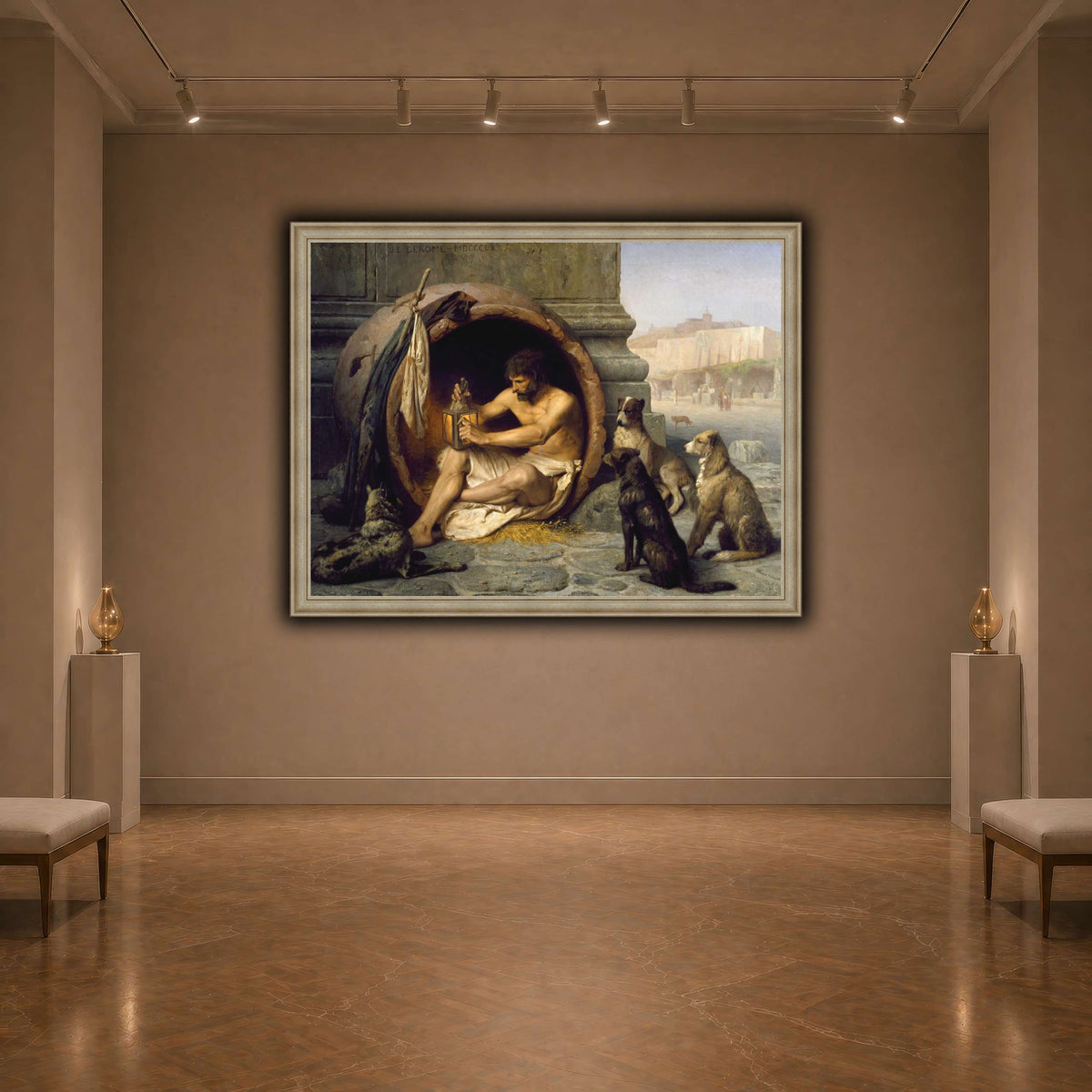 Diogenes_Jean-Léon_Gérôme dark neutral-agallery