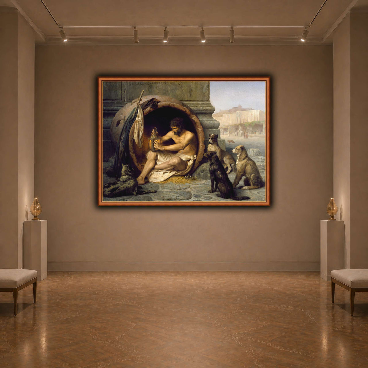 Diogenes_Jean-Léon_Gérôme dark neutral-agallery