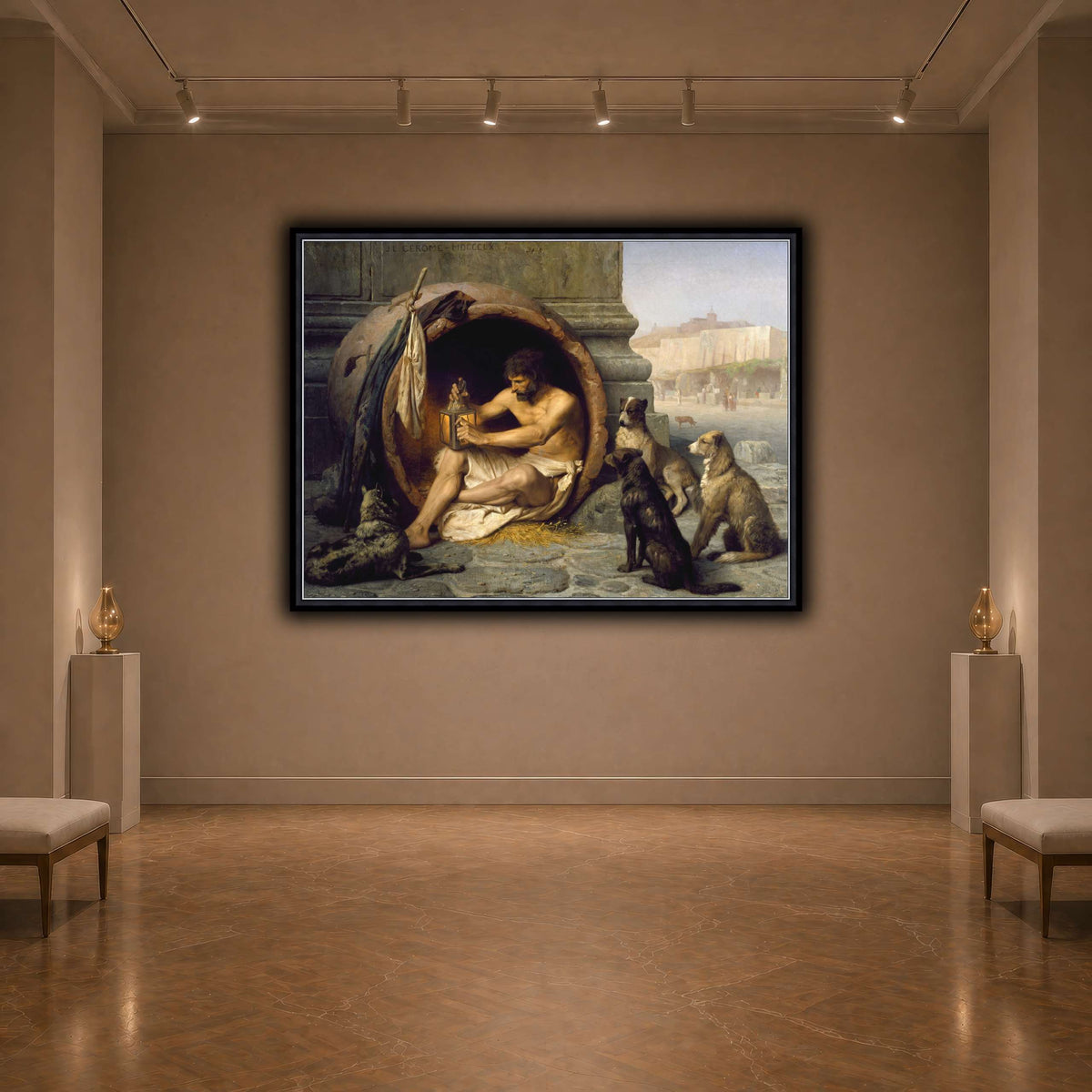 Diogenes_Jean-Léon_Gérôme dark neutral-agallery