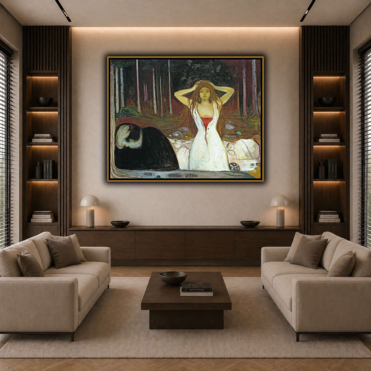 Edvard_Munch_-_Ashes dark neutral-living room