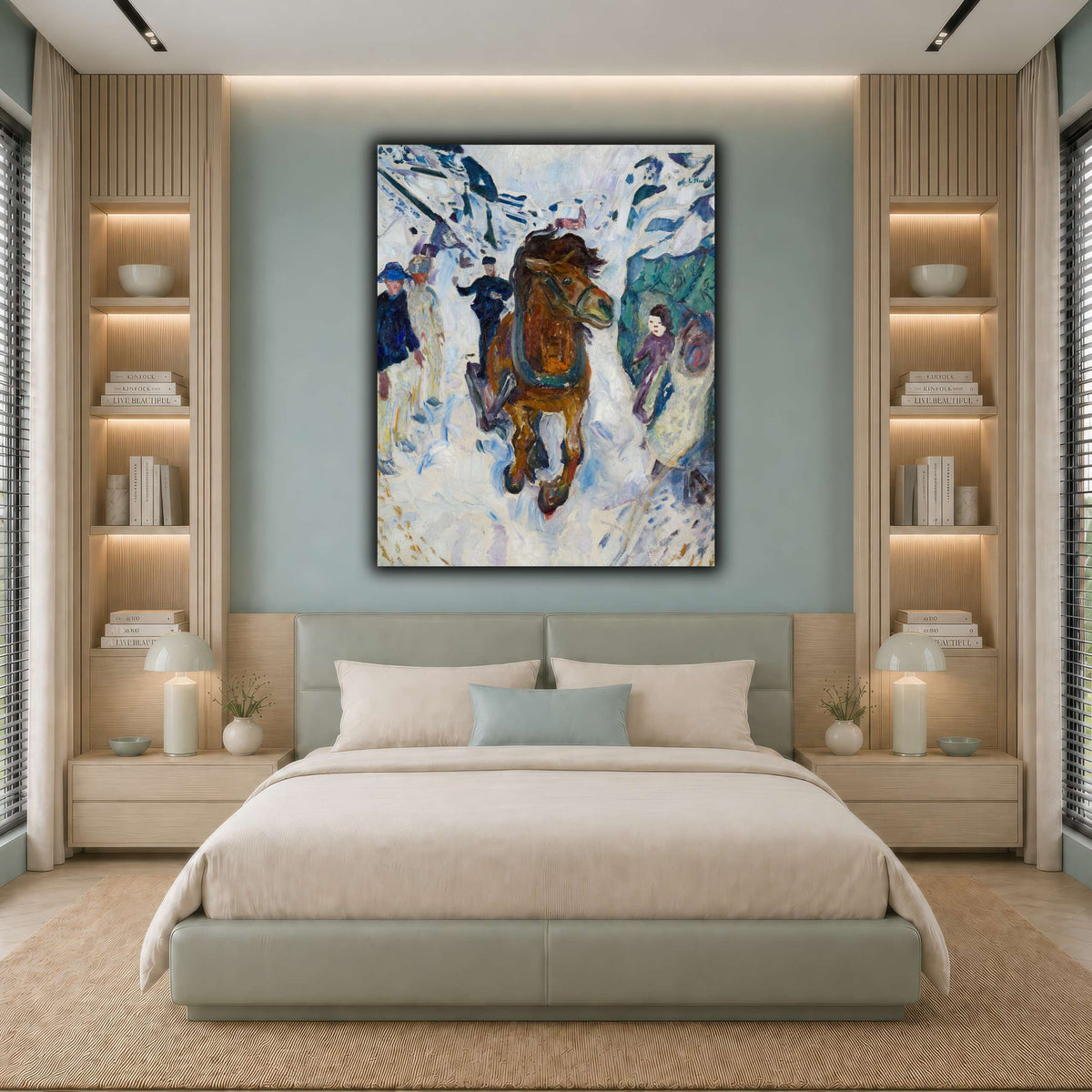 Edvard_Munch_-_Galloping_Horse cool-bedroom
