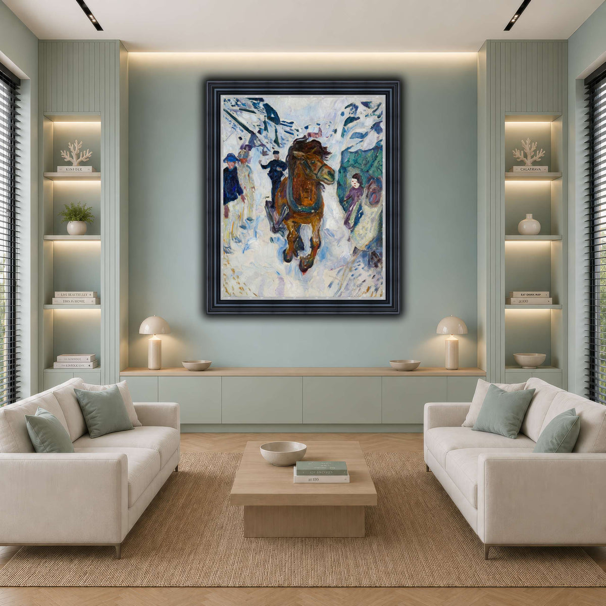 Edvard_Munch_-_Galloping_Horse cool-living room
