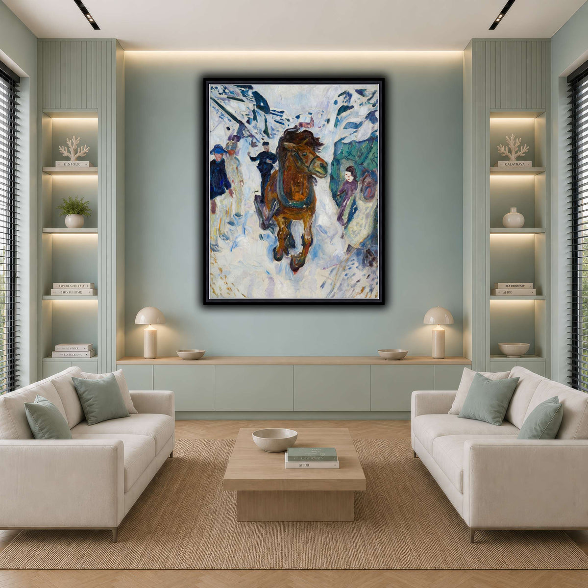 Edvard_Munch_-_Galloping_Horse cool-living room