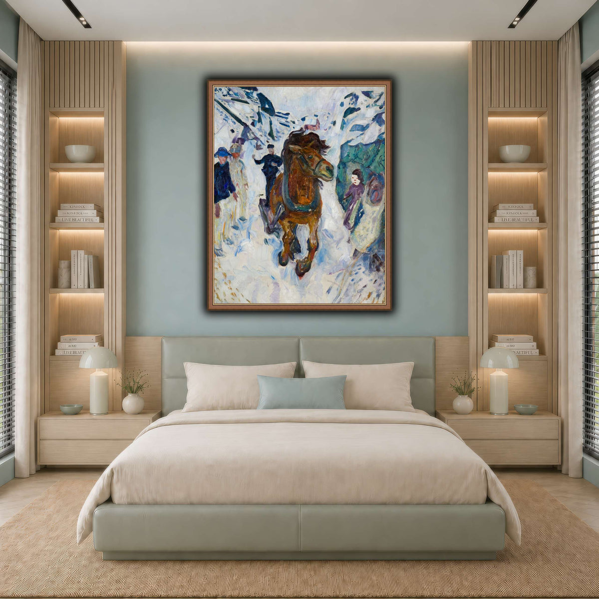 Edvard_Munch_-_Galloping_Horse cool-bedroom