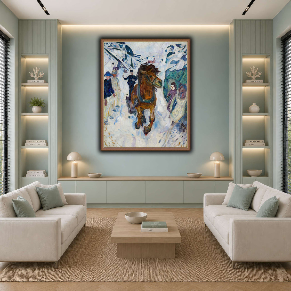 Edvard_Munch_-_Galloping_Horse cool-living room