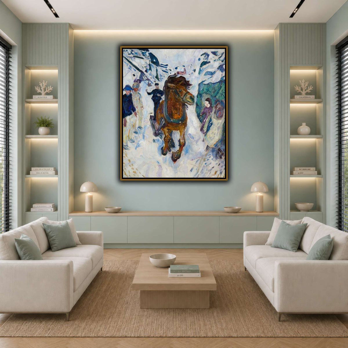 Edvard_Munch_-_Galloping_Horse cool-living room