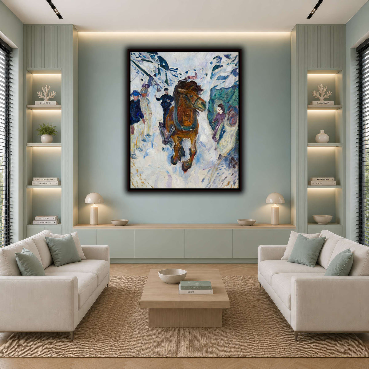 Edvard_Munch_-_Galloping_Horse cool-living room