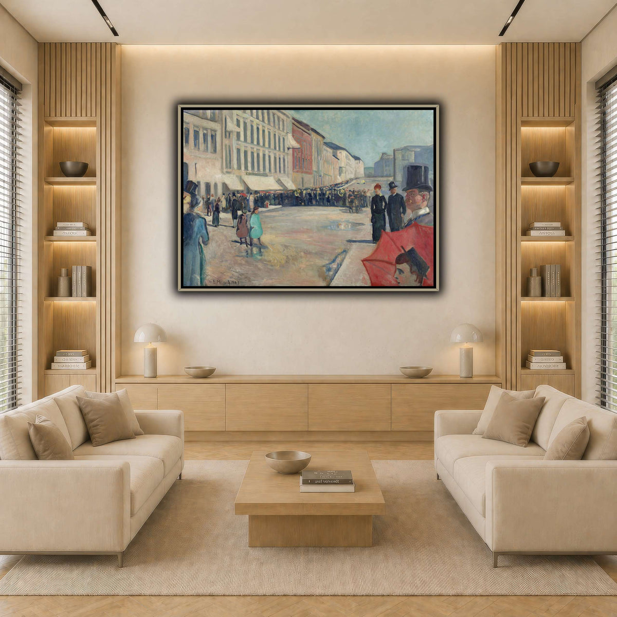 Edvard_Munch_-_Music_on_the_Karl_Johan_Street light neutral-living room
