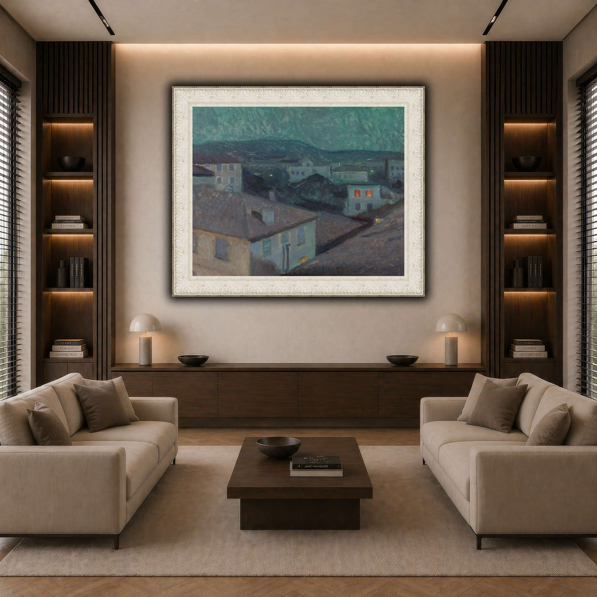 Edvard_Munch_-_Night_in_Nice dark neutral-living room