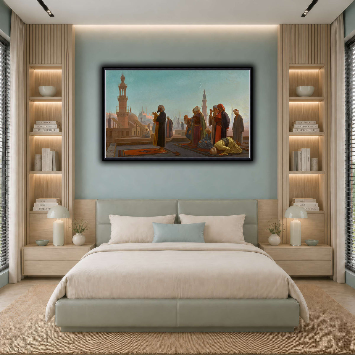 Evening_Prayer,_Cairo_Jean-Léon_Gérôme cool-bedroom