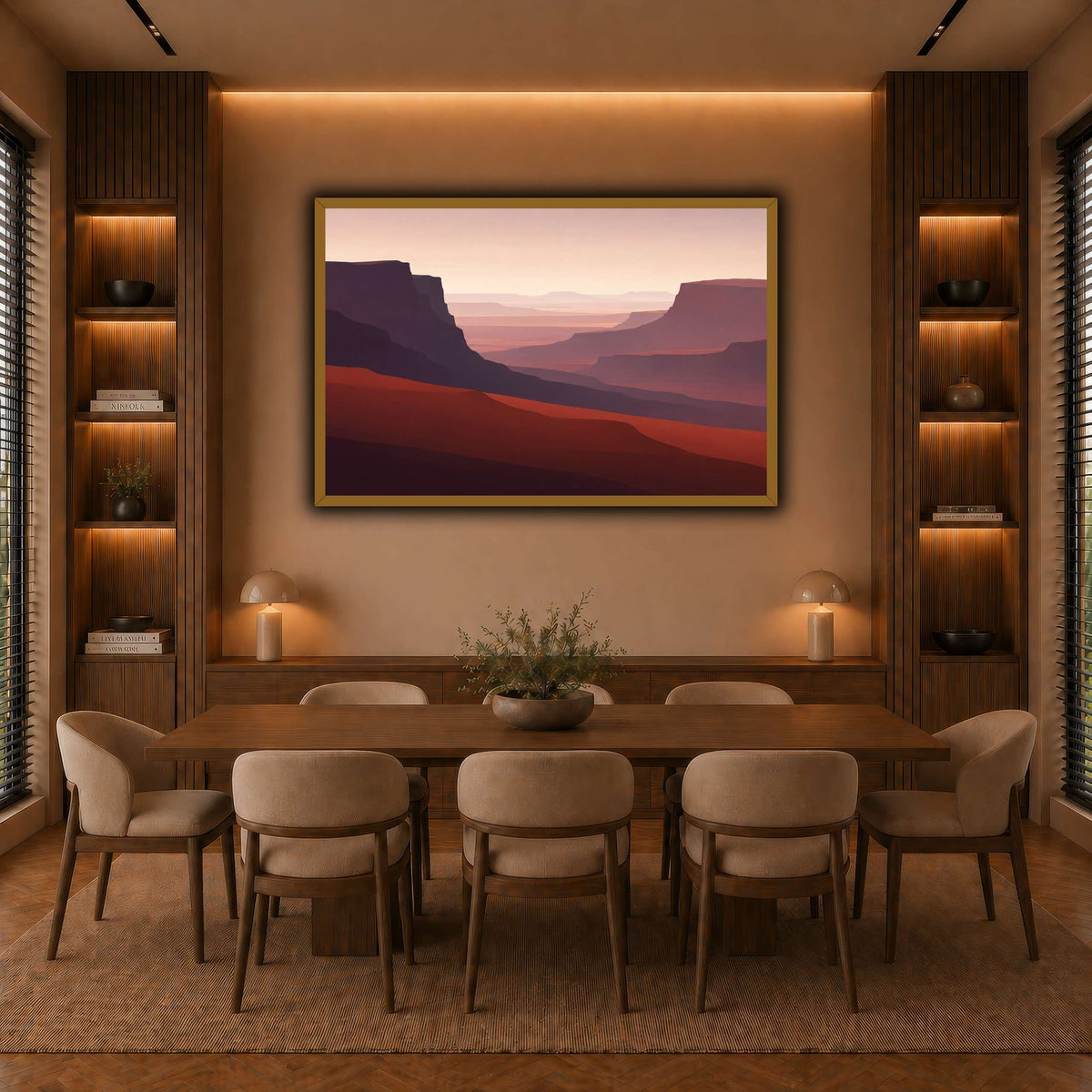 Far Terracotta Mesa-6 warm-dining room