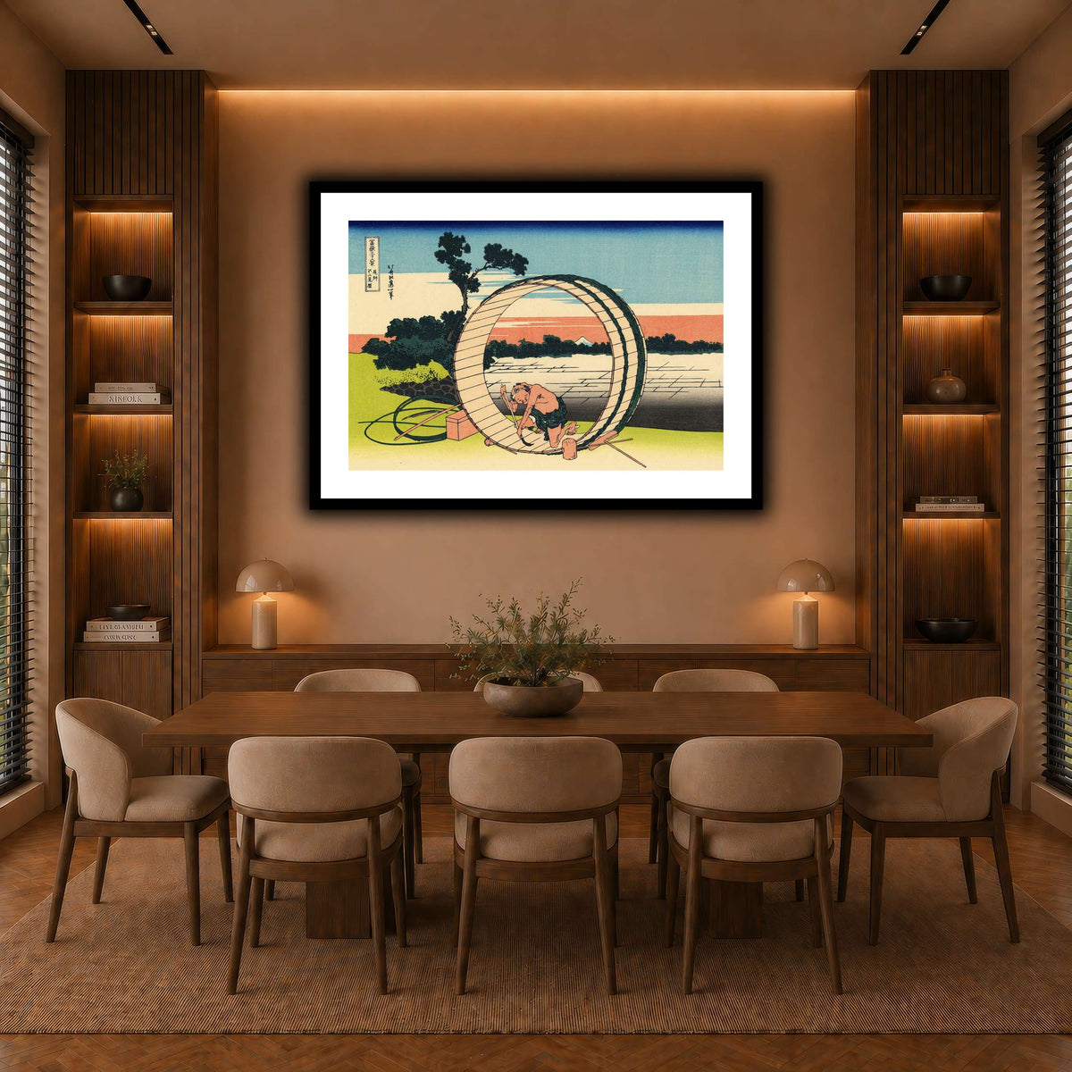 Fujimi_Fuji_view_field_in_the_Owari_province_Katsushika Hokusai  warm-dining room