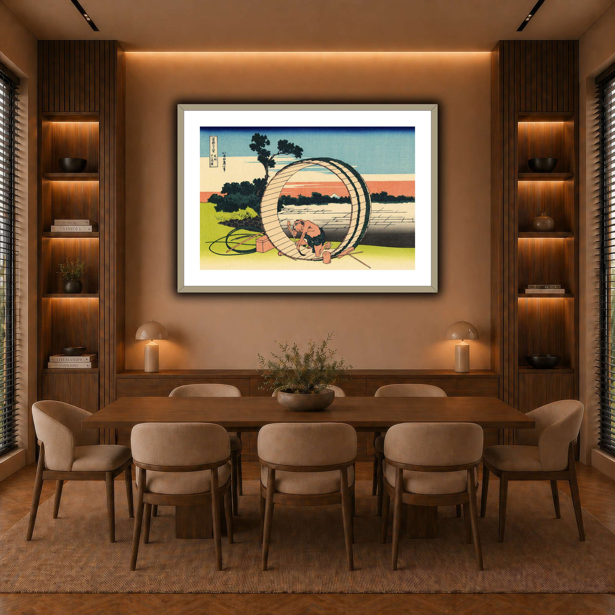 Fujimi_Fuji_view_field_in_the_Owari_province_Katsushika Hokusai  warm-dining room
