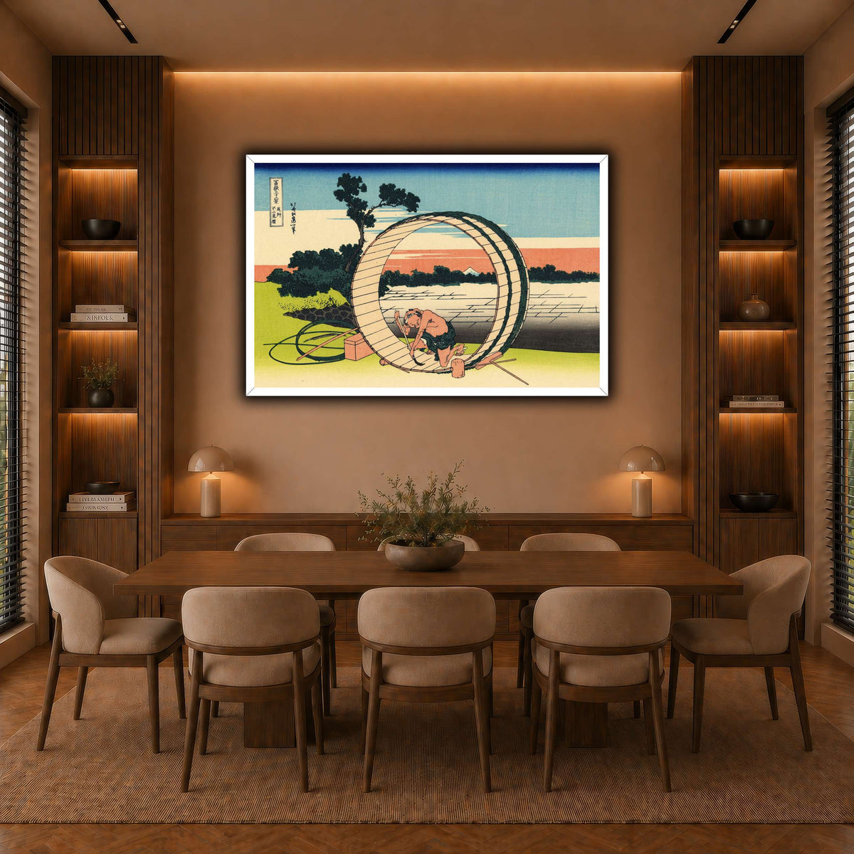 Fujimi_Fuji_view_field_in_the_Owari_province_Katsushika Hokusai  warm-dining room