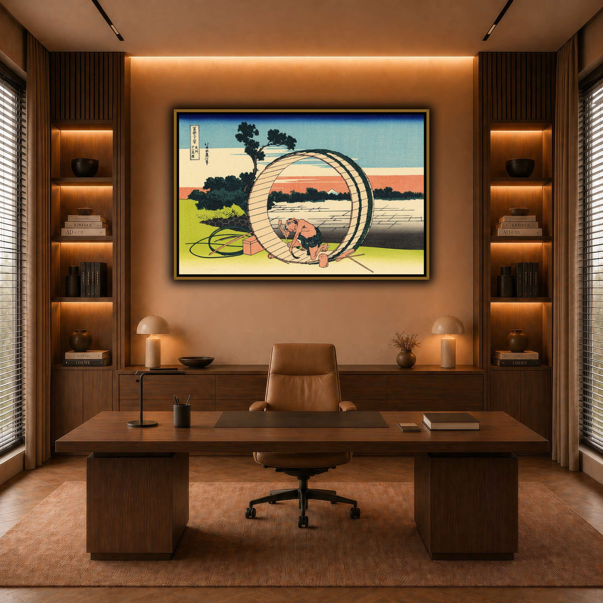 Fujimi_Fuji_view_field_in_the_Owari_province_Katsushika Hokusai  warm-office