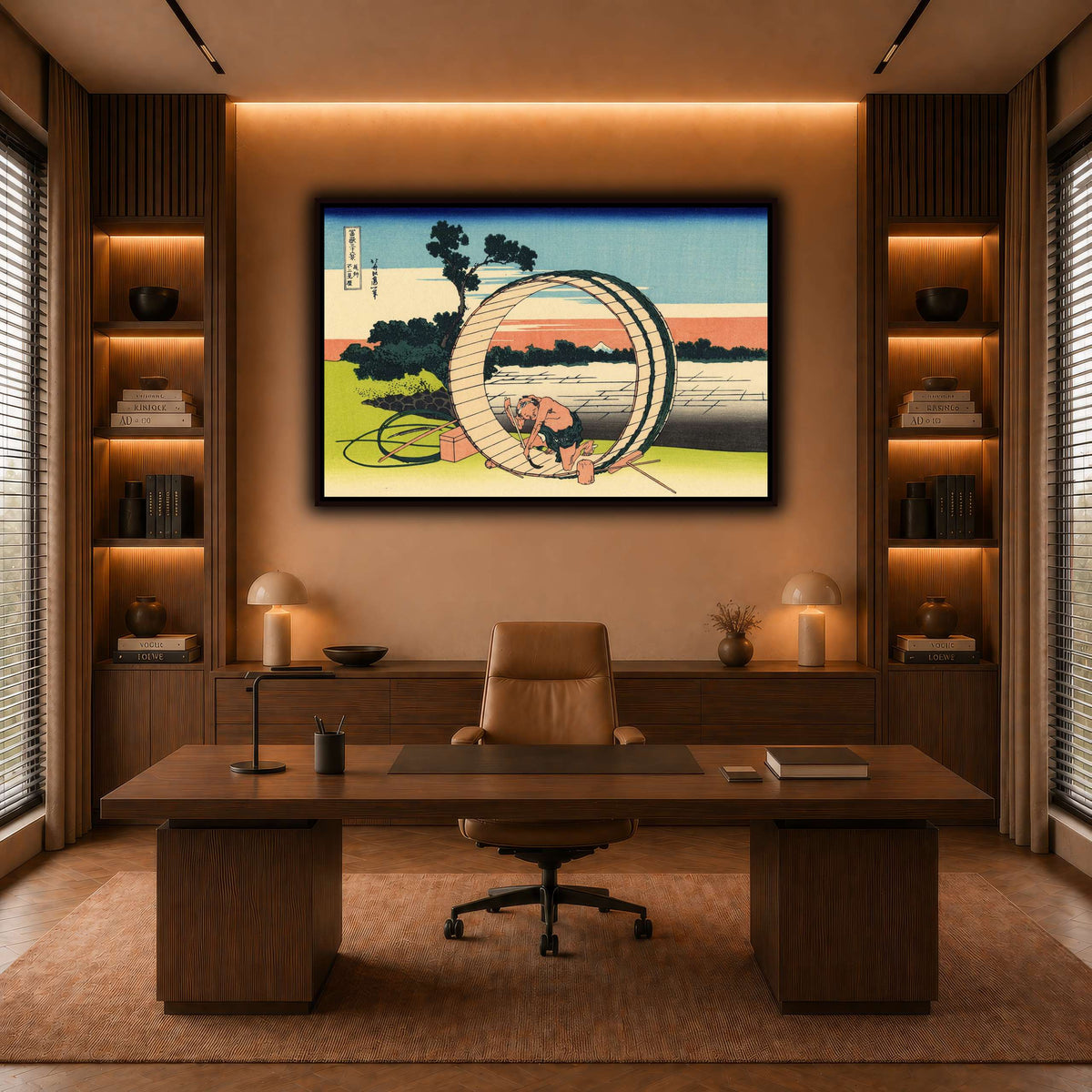 Fujimi_Fuji_view_field_in_the_Owari_province_Katsushika Hokusai  warm-office