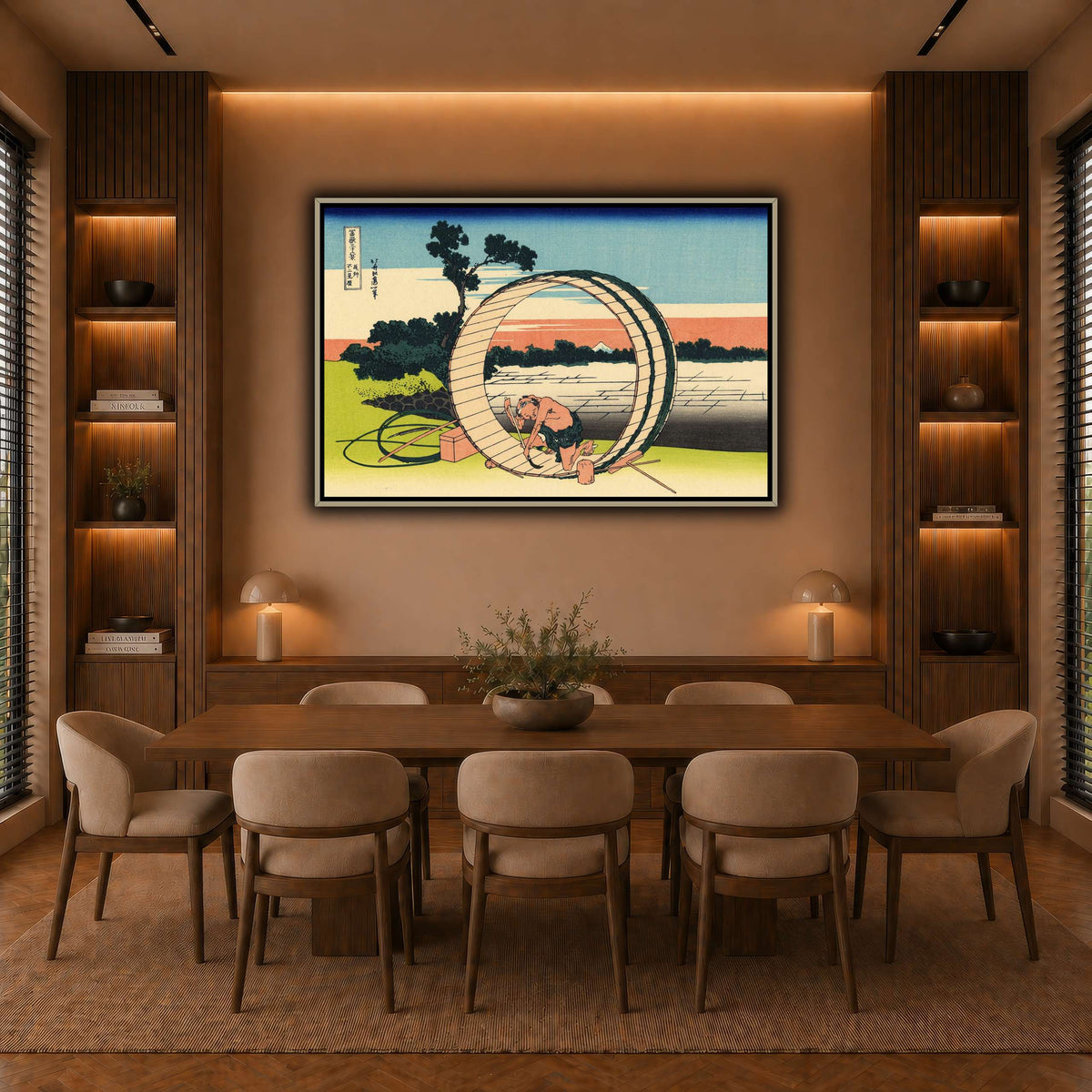 Fujimi_Fuji_view_field_in_the_Owari_province_Katsushika Hokusai  warm-dining room
